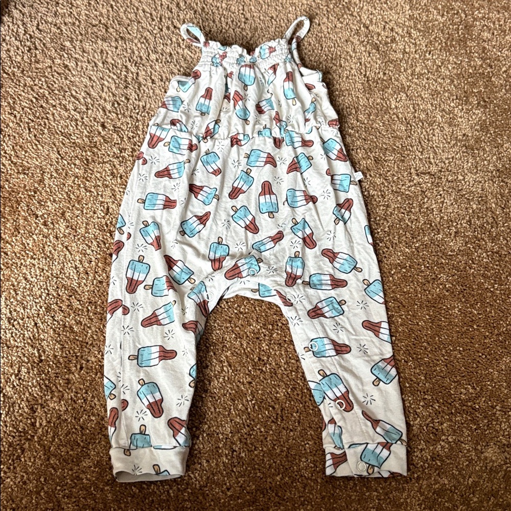 Bamboo Bomb Popsicle Jumpsuit by Little Snuggles